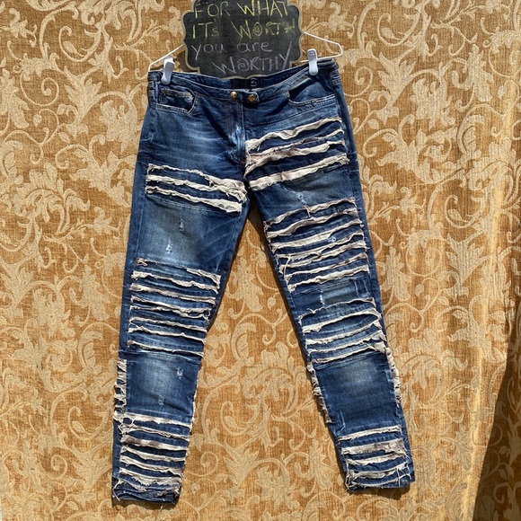 111-UR Powerful ❤️~JUSTCAVALLI-Shredded Luxury - Picture 3 of 15